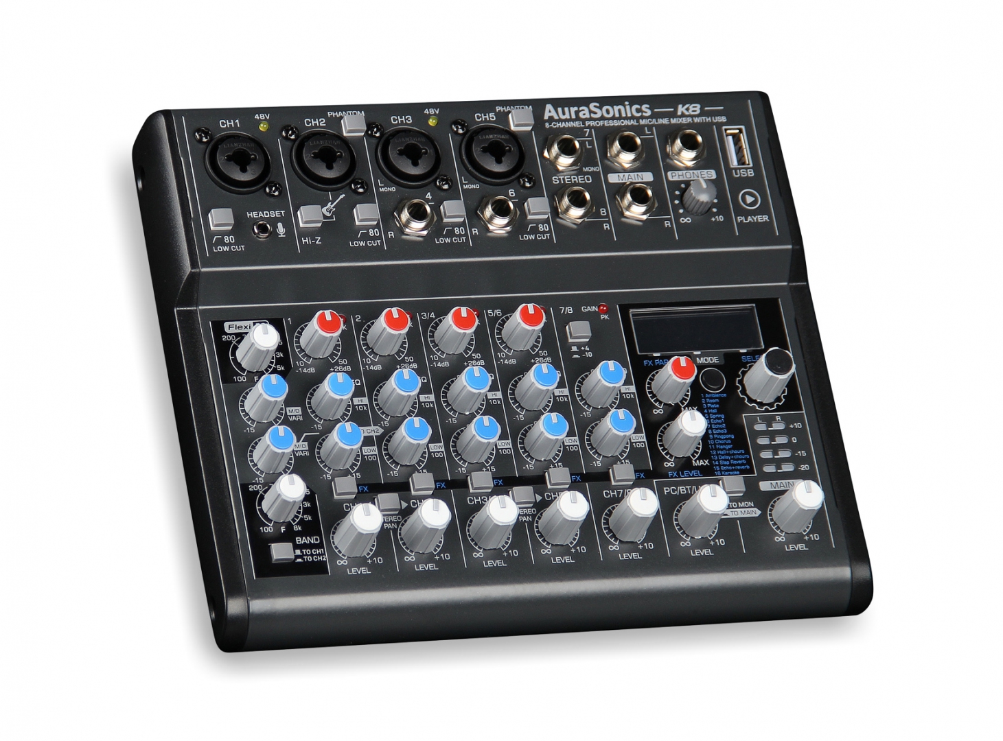 AuraSonics K8 компактный микшерный пульт в Брянске