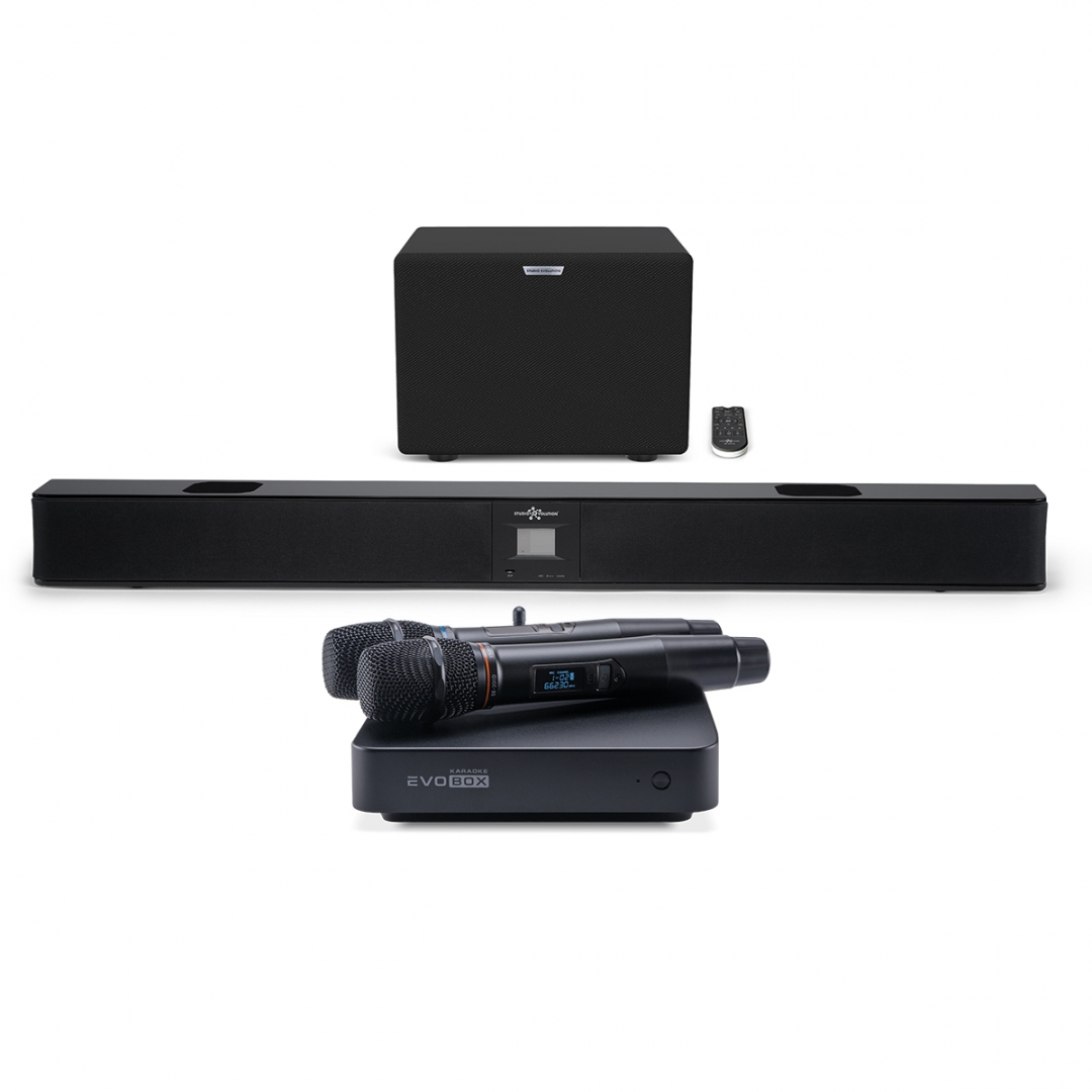 караоке-комплект EVOBOX Plus + EvoSound Bar (саундбар с караоке) в Брянске