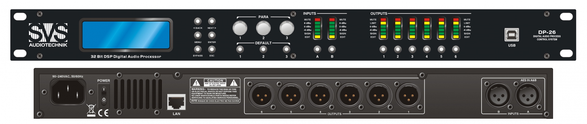 SVS Audiotechnik DP-26 Цифровой процессор: 2 входа 6 выходов в Брянске