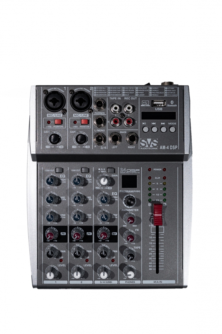 SVS Audiotechnik mixers AM-4 DSP Аналоговый микшерный пульт, 4-канала в Брянске