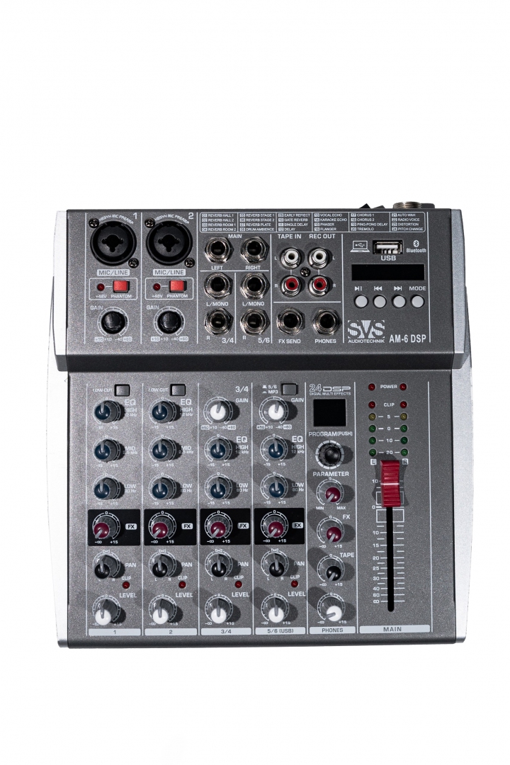 SVS Audiotechnik mixers AM-6 DSP Микшерный пульт аналоговый, 6-канальный SVS Audiotechnik mixers в Брянске