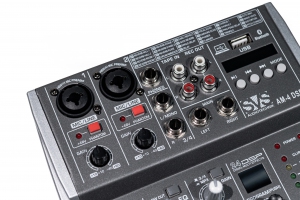 SVS Audiotechnik mixers AM-4 DSP Аналоговый микшерный пульт, 4-канала в Брянске